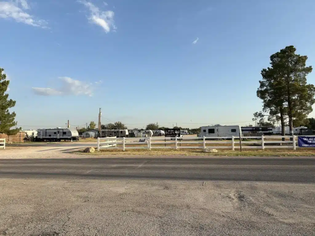 full hookup rv sites near andrews tx